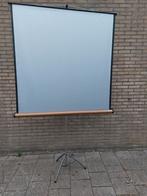 Professionele projectiescherm, Audio, Tv en Foto, Projectieschermen, Ophalen, Handmatig, Zo goed als nieuw