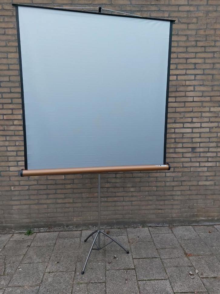 Professionele projectiescherm, Audio, Tv en Foto, Projectieschermen, Zo goed als nieuw, Handmatig, Ophalen