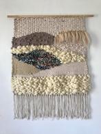 Handgemaakt Wandkleed met Textuur en Wol - Uniek Stuk Wandde, Antiek en Kunst, Ophalen of Verzenden