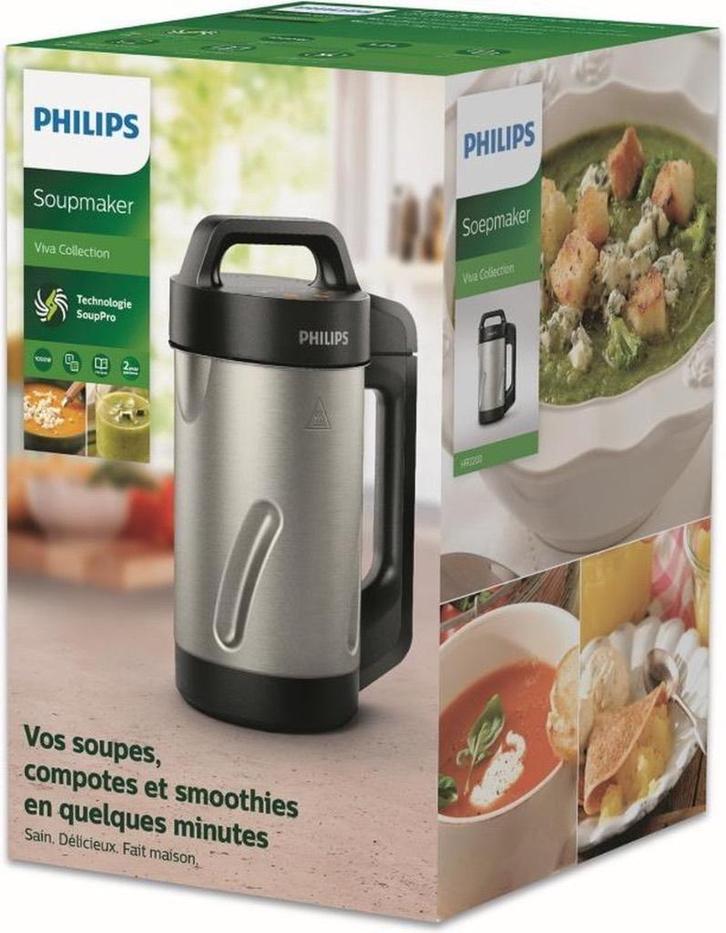 Philips Viva HR2203/80 - Soepmaker, Witgoed en Apparatuur, Keukenmixers, Nieuw, 4 liter of meer, 3 snelheden of meer, Ophalen of Verzenden
