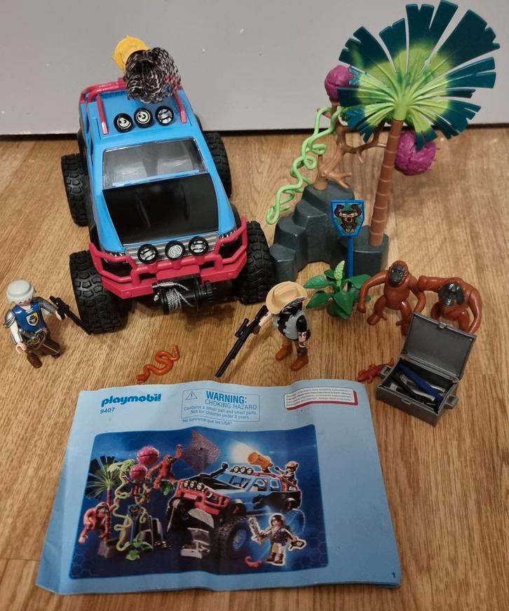 Playmobil 9407. Monstertruck. Helemaal compleet set, Kinderen en Baby's, Speelgoed | Playmobil, Zo goed als nieuw, Complete set