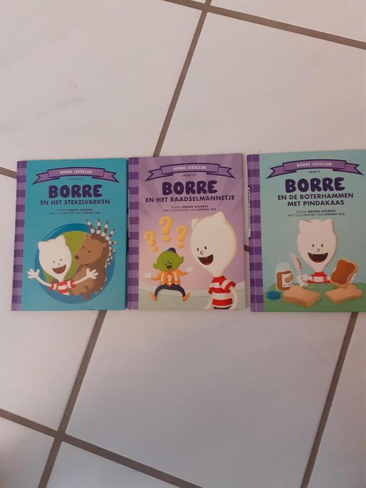 3 Borre leesboekjes / voorleesboeken  groep 1 /2, Boeken, Kinderboeken | Baby's en Peuters, Zo goed als nieuw, 3 tot 4 jaar, Ophalen of Verzenden