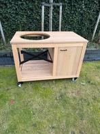 Massief eiken buitenkeuken, Ophalen, Nieuw, Houtskool, Vrijstaand