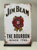Jim Beam Whiskey reclamebord (Old Look), Www.pand50.nl, Reclamebord, Nieuw, Ophalen of Verzenden