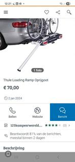 Nieuwe thule oprijgoot met accessoires thule 9151, Ophalen of Verzenden, Zo goed als nieuw