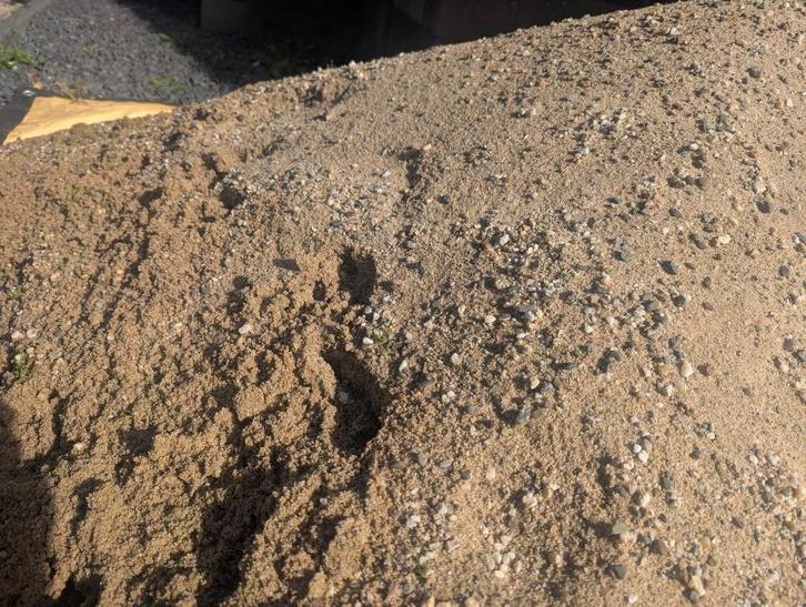 Gratis af te halen: 900l zand, Tuin en Terras, Zand, Zo goed als nieuw, Metselzand, Ophalen