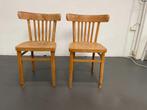 Café stoelen 2 stuks, Ophalen, Gebruikt, Twee, Bruin