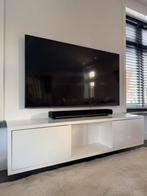 Zwevend TV meubel wit MDF op maat, Ophalen, Overige materialen, 150 tot 200 cm, Zo goed als nieuw