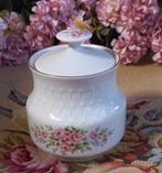 Mooi brocant suikerpotje, roze roosjes, Mitterteich Bavaria, Ophalen of Verzenden