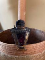 Antieke kerst kaarsenklem lantaarn, Ophalen of Verzenden, Gebruikt