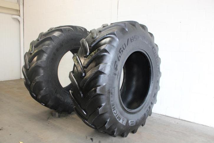 2 stuks IF 650/85R38 Michelin AXIOBIB geen reparaties 25mm, Zakelijke goederen, Agrarisch | Onderdelen | Banden, Velgen en Assen