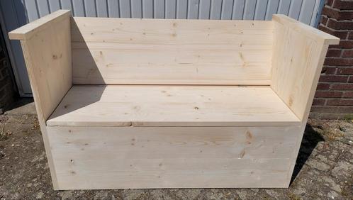 STEIGERHOUTEN TUINBANKEN., Tuin en Terras, Tuinbanken, Zo goed als nieuw, Hout, Ophalen