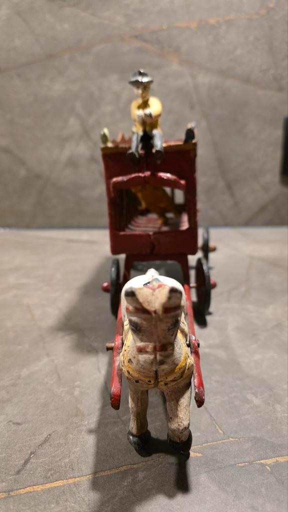 Antieke Kermiswagen met Tijger & Popeye Motor, Antiek en Kunst, Antiek | Speelgoed, Ophalen of Verzenden