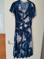 Blauwe jurk, Joy s Paris, mt M/L, Kleding | Dames, Jurken, Maat 38/40 (M), Blauw, Zo goed als nieuw, Onder de knie