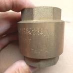 York terugslagklep Nieuw messing 2 x binnendraad 1,1/4", Ophalen of Verzenden, Nieuw, Handmatig