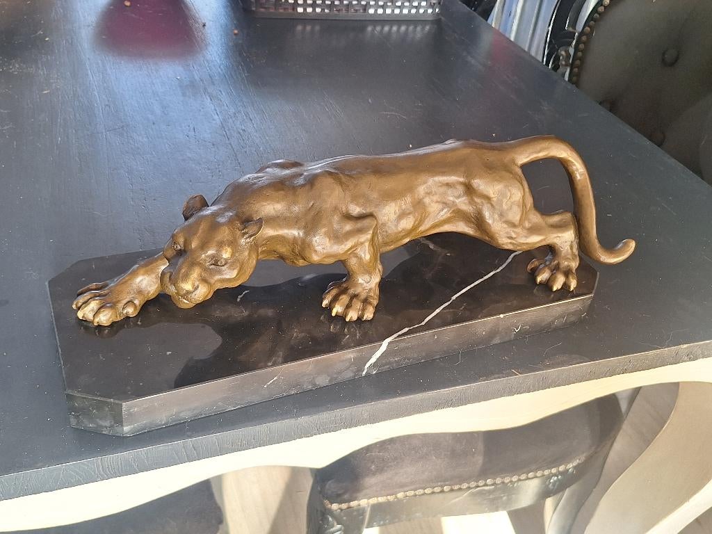 Bronzen panter, Ophalen