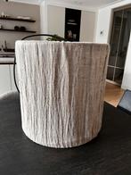Hanglamp linnen stof, Ophalen of Verzenden, Zo goed als nieuw, Beige, Rond