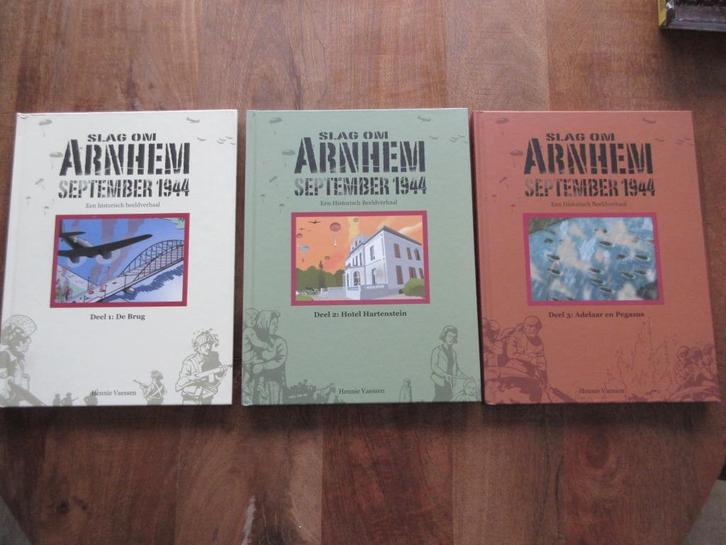 Slag om Arnhem September 1944 Historisch Beeldverhaal 3 dele, Verzamelen, Militaria | Tweede Wereldoorlog, Boek of Tijdschrift