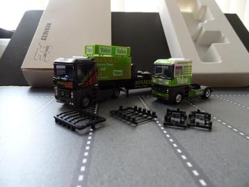 986 albedo herpa renault racing set valeo 2 truck 1:87 trein beschikbaar voor biedingen