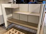 Multifunctionele houten rekken op wieltjes, Ophalen, Overige materialen, 75 cm of meer, 100 tot 150 cm