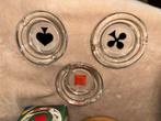 Vintage Bormioli Rocco Poker Set Asbakken, Antiek en Kunst, Ophalen of Verzenden