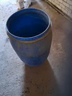 Regenton - Blauw, Kunststof, Gebruikt, Rond, Tuin