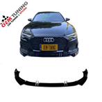 A6 S6 c8 frontspoiler | hoogglans zwart | s-line | 2018 + |