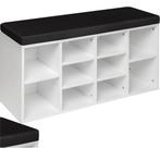 Schoenkast rackopslag, 10 paar,incl. Zitkussen 103,5x48x30cm, Ophalen, Zo goed als nieuw