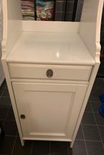 Witte ikea Badkamerkast met Lade en Glazen Deur, Huis en Inrichting, Ophalen, (Half)hoge kast, Gebruikt, 50 tot 100 cm