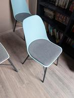 Set van 3 moderne kuipstoelen (1x Wit, 2x Mintgroen), Huis en Inrichting, Stoelen, Ophalen, Gebruikt, Overige kleuren, Drie