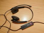 Headset Jabra USB Biz 1500 Duo - HD audio, On-ear, Ophalen of Verzenden, Zo goed als nieuw, Jabra