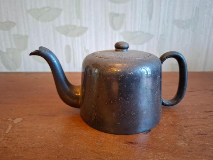 Theepot verzilverd, Antiek en Kunst, Curiosa en Brocante, Ophalen of Verzenden