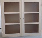 Opbergkast met oud gewerkt glas, Ophalen of Verzenden, 25 tot 50 cm, Glas, Minder dan 100 cm