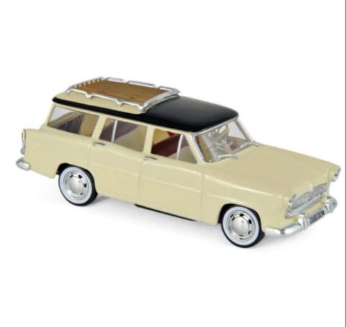 SIMCA VEDETTE MARLY 1957 L.GEEL/ZWART 1:43 NOREV ref. 574055, Hobby en Vrije tijd, Modelauto's | 1:43, Nieuw, Auto, Norev, Verzenden