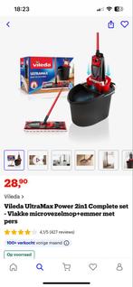 Vileda Ultramax Dweil - Nieuw in Doos, Huis en Inrichting, Schoonmaakartikelen, Ophalen of Verzenden, Mop of Dweil