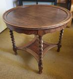 Antiek tafeltje, 60cm hoog, 65cm diameter, Ophalen
