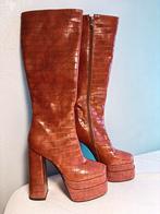 Super gave croco laarzen bruin maat 36, Ophalen of Verzenden, Zo goed als nieuw, Bruin, Hoge laarzen