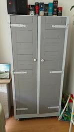 Gratis kleding/opbergkast op wielen, Ophalen, Gebruikt, 100 tot 150 cm, 200 cm of meer