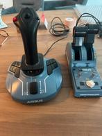 Thrustmaster sidestick + throttle, Computers en Software, Joysticks, Ophalen of Verzenden, Zo goed als nieuw