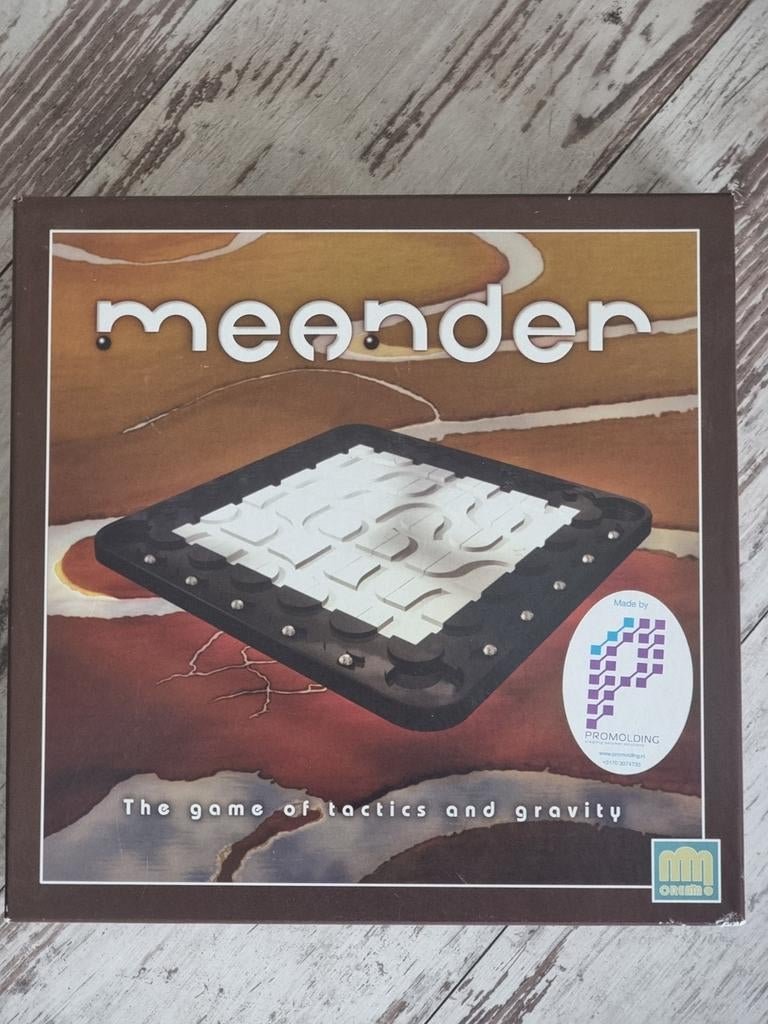 Meander - Tactiek en Zwaartekracht Spel, Een of twee spelers, Ophalen, Zo goed als nieuw, Promolding