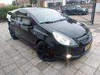 Opel Corsa 1.6 GSI Turbo 3D 2009 Zwart, Auto's, Opel, Stof, Zwart, 4 cilinders, Zwart