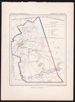 origineel, net Kuyperkaartje van de gemeente Geldrop, 1866, Boeken, Atlassen en Landkaarten, Gelezen, Ophalen of Verzenden, Landkaart