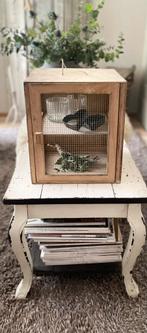 Super mooi brocante vliegenkastje, Ophalen of Verzenden