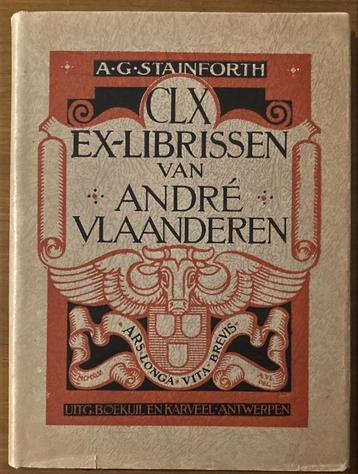 CLX Ex-Librissen van André Vlaanderen ~A.G. Stainforth ~1946 beschikbaar voor biedingen