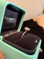 Tiffany & Co diamanten ring platina, Ophalen of Verzenden, Zo goed als nieuw, Dame, Goud
