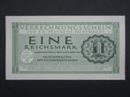 1 Reichsmark 1944 Duitsland Wehrmacht Legergeld WW2 UNC (01), Postzegels en Munten, Bankbiljetten | Europa | Niet-Eurobiljetten