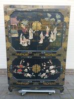 Retro chinese kast, antiek oosters tv kast, vintage meubel, Huis en Inrichting, Kasten | Televisiemeubels, Ophalen, Gebruikt, 100 tot 150 cm