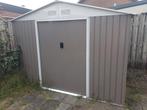 Metalen schuur/ tuinhuis 177 x 263 x 202 hoog, Ophalen, Schuur, Zo goed als nieuw, Zonder ramen