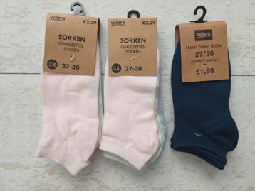 Nieuw! 3 paar enkelsokken enkel sokken sokjes pastel beschikbaar voor biedingen