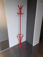 Vintage / retro / industrieel staande rode kapstok, Huis en Inrichting, Woonaccessoires | Kapstokken, Ophalen, Zo goed als nieuw